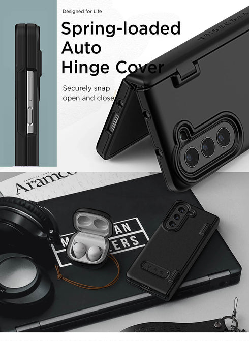 VRS Design Samsung Galaxy Z Fold 5 Case Terra Guard MODERN with Front Screen Protector
