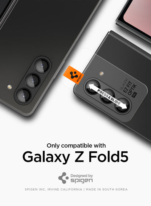 Spigen Samsung Galay Z Fold 5 Optik PRO Lens Screen Protector GLAStR EZ Fit