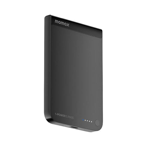 1-POWER S.PASS 5000mAh QI2 Magnetic Wireless Power Bank USB-C Up to 15W PD Output