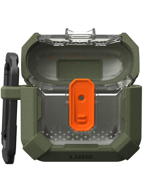 UAG AirPods 4 Case Plasma with Secure Lock & Carabiner