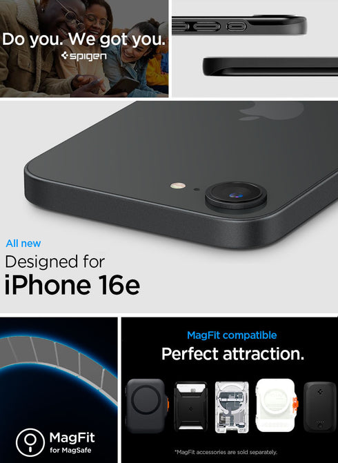 Spigen iPhone 16e Case Thin Fit MAGFIT