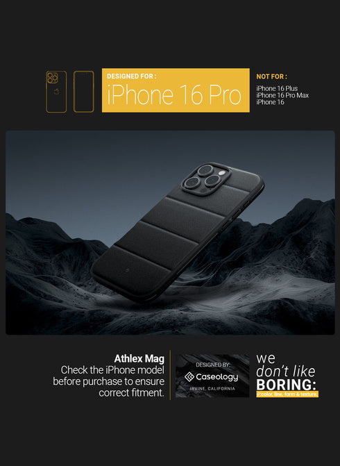 Caseology iPhone 16 PRO Case Athlex MAG
