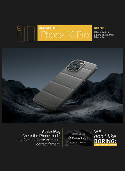 Caseology iPhone 16 PRO Case Athlex MAG