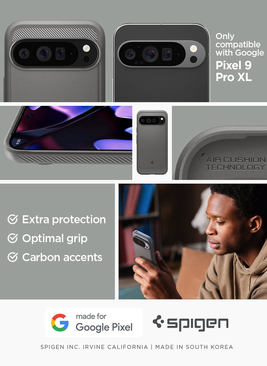 Rugged Full Body Case With Screen & Lens Protector – For Google Pixel 9/9 Pro/9 Pro XL/9A