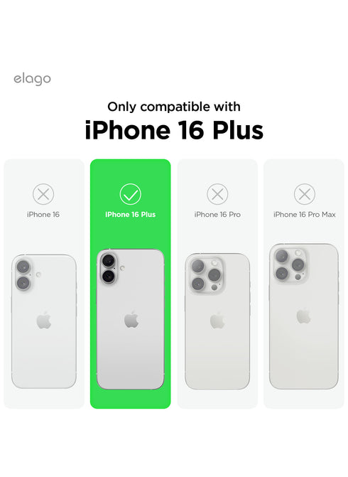 elago iPhone 16 PLUS Case Hybrid Clear
