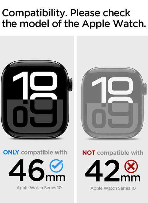 Spigen Apple Watch 10 (46mm) Case Tough Armor