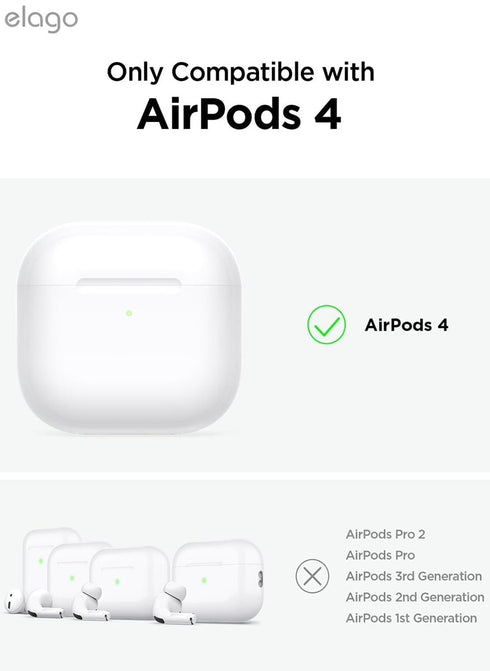 elago AirPods 4 Case Silicone Hang
