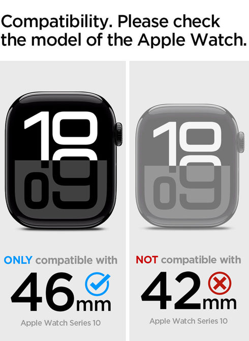 Spigen Apple Watch Series 10 (46mm) Band with Case Liquid Air PRO