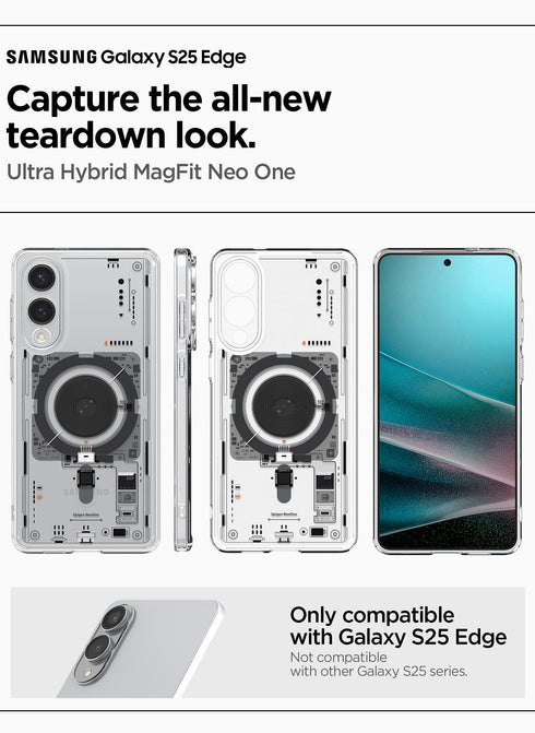 Spigen Samsung Galaxy S25 EDGE Case Ultra Hybrid MAGFIT NEO ONE