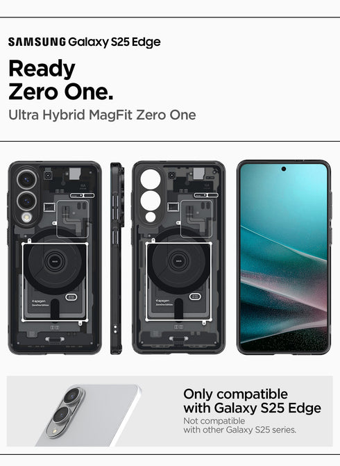 Spigen Samsung Galaxy S25 EDGE Case Ultra Hybrid MAGFIT ZERO ONE