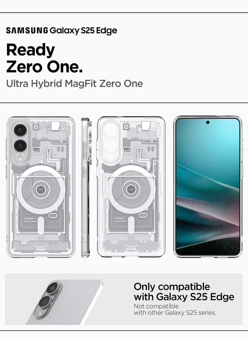 Spigen Samsung Galaxy S25 EDGE Case Ultra Hybrid MAGFIT ZERO ONE