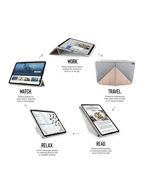 Pipetto iPad Air 13" M2 (2024) Case Origami No. 3 with Pencil Slot