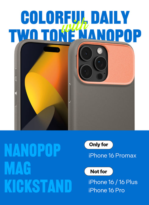 Caseology iPhone 16 Pro MAX Case Nano Pop MAG Kickstand