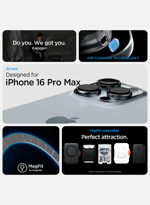 Spigen iPhone 16 Pro MAX Case Ultra Hybrid MAGFIT NEO ONE