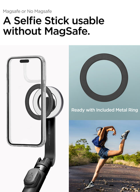 Spigen MagSafe 24" Extendable Selfie Stick Tripod Stand with Bluetooth Remote