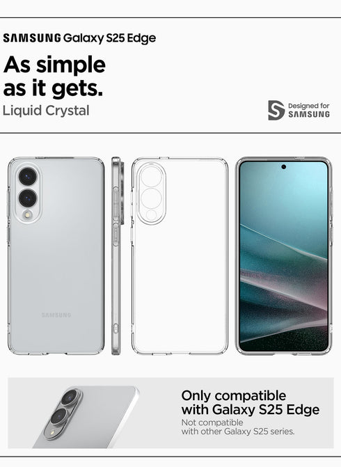 Spigen Samsung Galaxy S25 EDGE Case Liquid Crystal