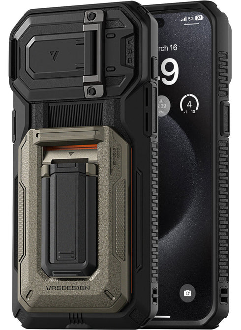 VRS Design iPhone 15 Pro MAX Case D-Wallet Origin