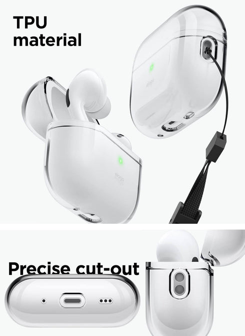 elago AirPods Pro 2 Case Clear Hang with Lanyard