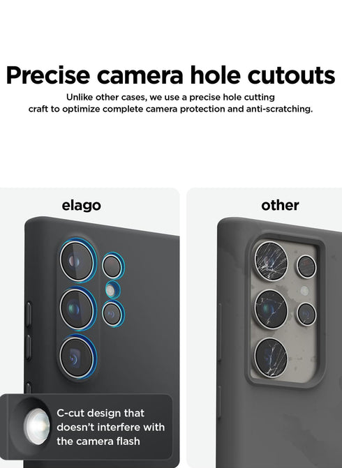 elago Samsung Galaxy S24 ULTRA Case Liquid Silicone