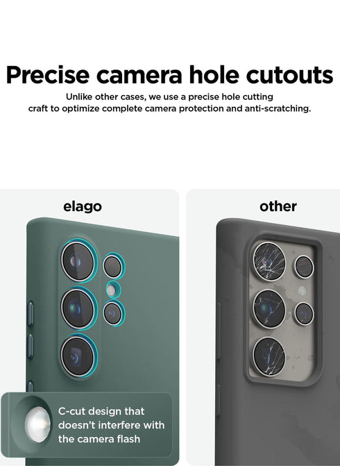 elago Samsung Galaxy S24 ULTRA Case Liquid Silicone