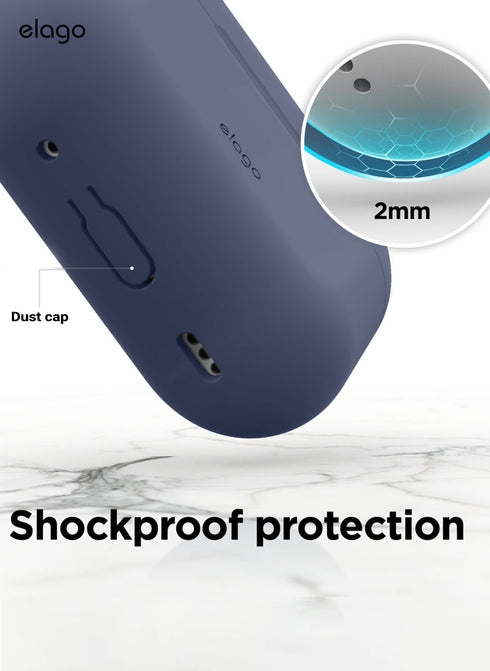 elago AirPods PRO 2 Case Silicone with Lanyard