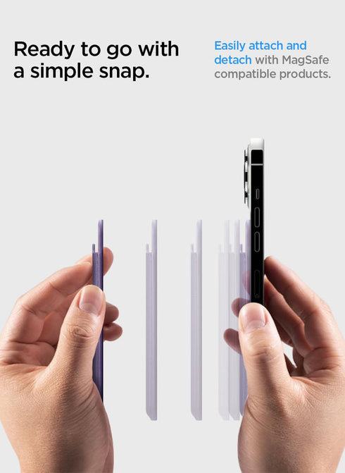 Spigen Magnetic Wallet 3 Cards Holder Valentinus (MagFit)