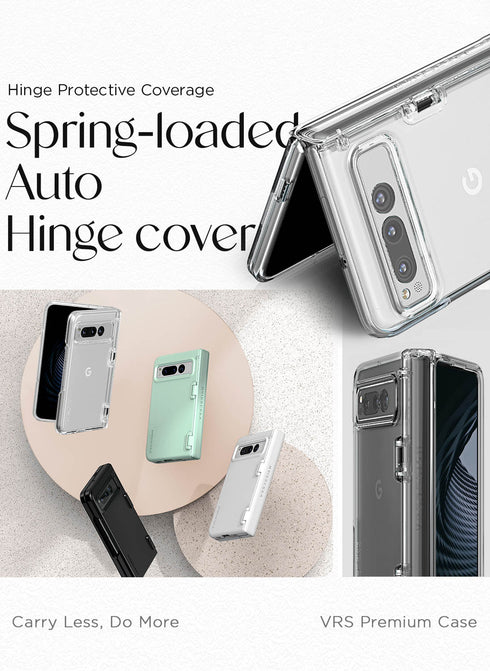VRS Design Google Pixel Fold Case Simpli Fit Crsytal