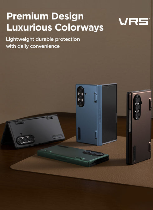VRS Design Samsung Galaxy Z Fold 7 Case Terra Guard Modern with Hinge Protection