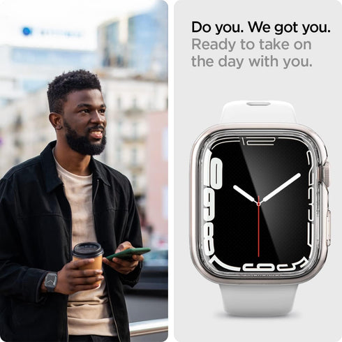 Spigen Apple Watch (41mm) Case Ultra Hybrid built-in Screen Protector