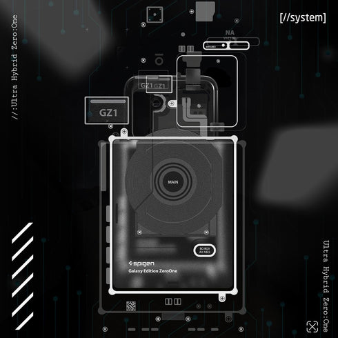Spigen Samsung Galaxy S23 FE Case Ultra Hybrid ZERO ONE
