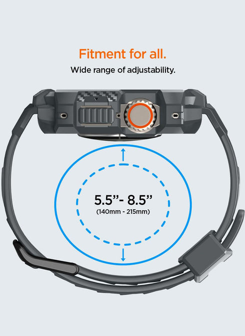 Spigen Apple Watch ULTRA (49mm) Band with Case Rugged Armor PRO