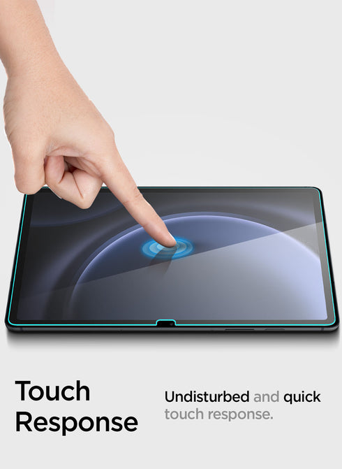Spigen Samsung Galaxy Tab S9 FE PLUS Tempered Glass Screen Protector GLAStR Slim