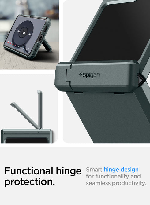 Spigen Samsung Galaxy Z Flip 5 Case Tough Armor PRO P with Kickstand