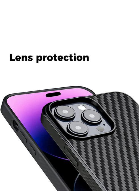MONOCARBON iPhone 14 PRO MAX Case Real Carbon Fiber (MagSafe)