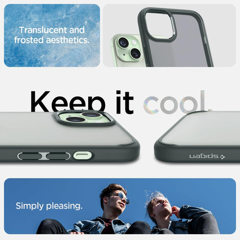 Spigen iPhone 15 Case Ultra Hybrid FROST