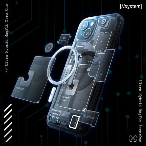 Spigen iPhone 15 Case Ultra Hybrid MagFit Zero One