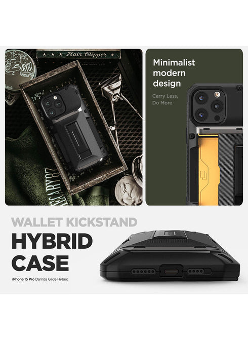VRS Design iPhone 15 PRO Case Damda Glide Hybrid