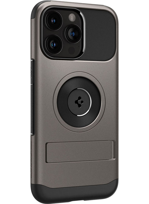 Spigen iPhone 15 Pro case Slim Armor MagFit with Kickstand