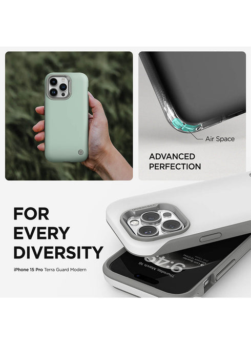 VRS Design iPhone 15 PRO Case Terra Guard MODERN (MagSafe)