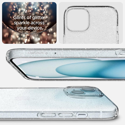 Spigen iPhone 15 Plus Case Liquid Crystal GLITTER