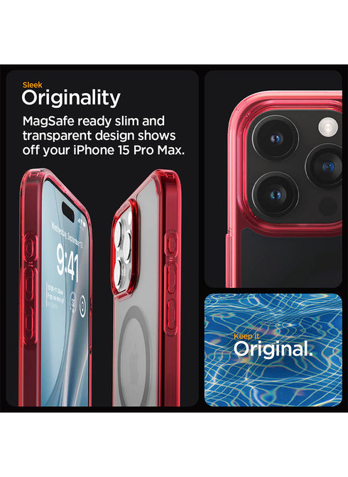 Spigen iPhone 15 Pro MAX Case Ultra Hybrid MagFit FROST