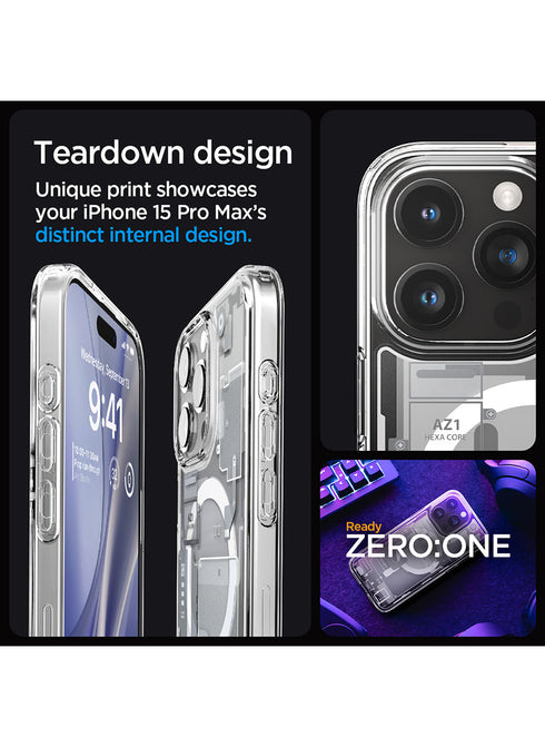 Spigen iPhone 15 Pro MAX Case Ultra Hybrid MagFit Zero One