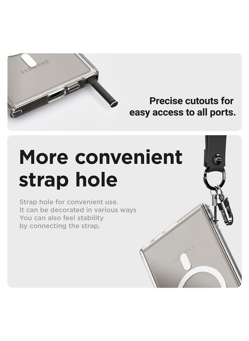 VRS Design Samsung Galaxy S24 ULTRA Case Crystal Mixx (MagSafe)