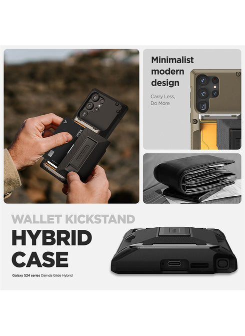 VRS Design Samsung Galaxy S24 ULTRA Case Damda Glide HYBRID