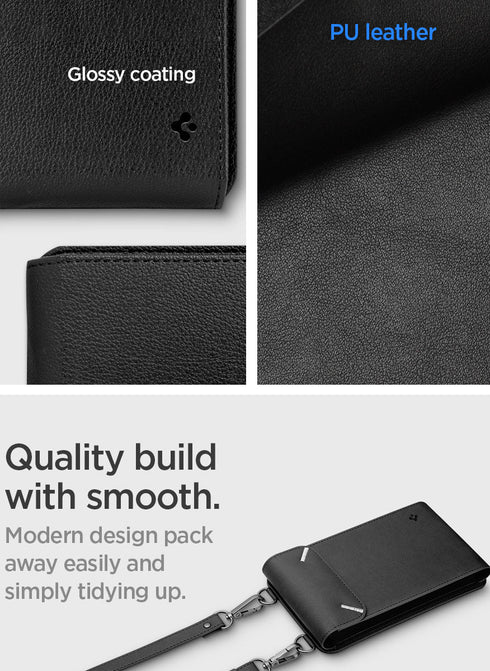 Spigen Crossbody Travel Wallet Bag Valentinus with Card Holder
