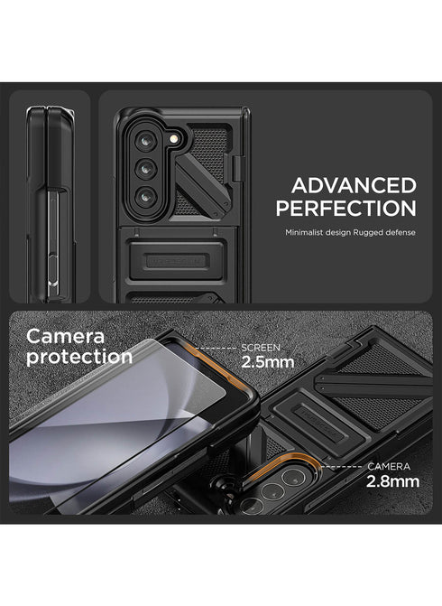 VRS Design Samsung Galaxy Z Fold 5 Case Terra Guard Ultimate GO with FRONT Screen Protector