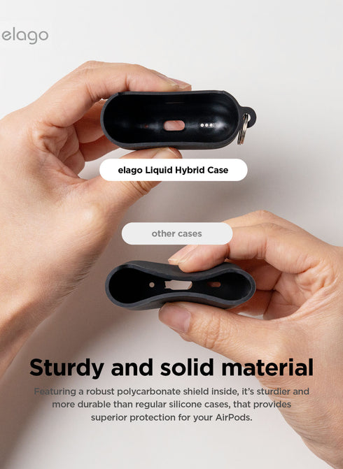 elago AirPods 4 Case Liquid Hybrid Hang
