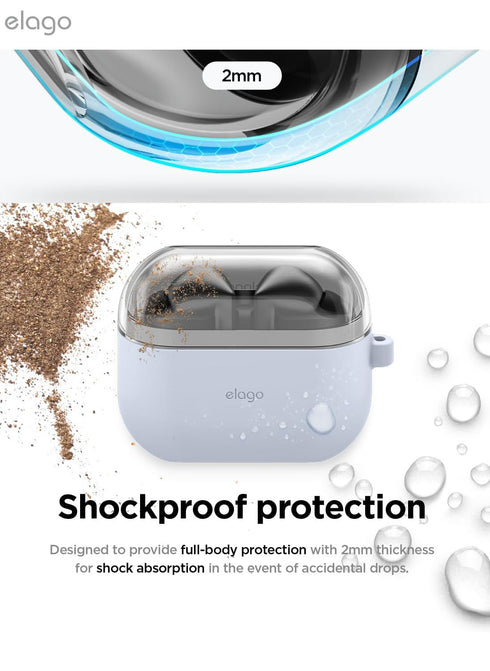 elago Samsung Galaxy Buds 3 / 3 PRO Case Duo Hang with Carabiner