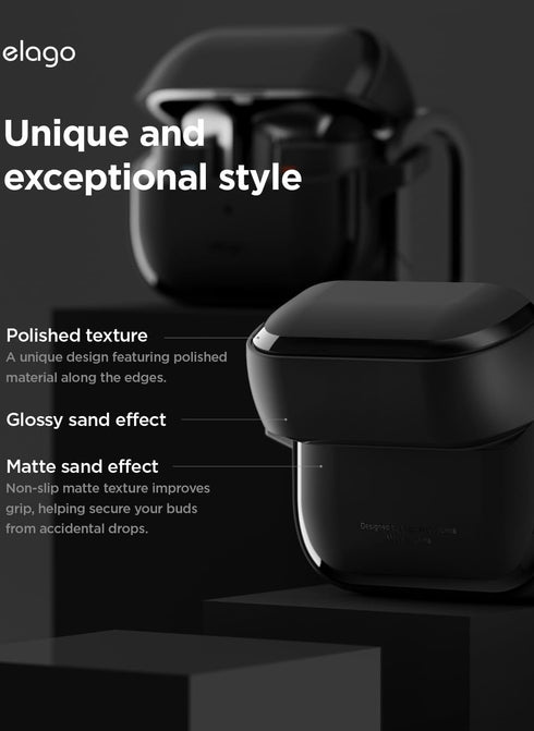 elago Samsung Galaxy Buds 3 / 3 PRO Case EDC Hang with Carabiner