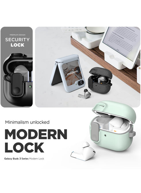 VRS Design Samsung Galaxy Buds 3 / 3 PRO Case Modern Lock